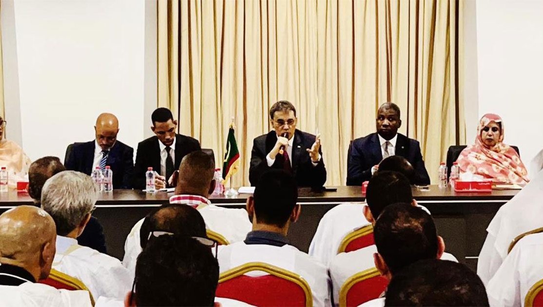 بعثة وزارة الخارجية لدول الخليج تلتقي الجالية الموريتانية في الإمارات